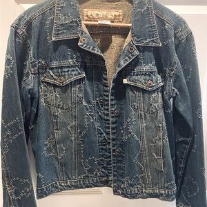 STITCHED DENIM JACKET